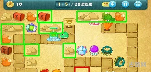 保卫萝卜沙漠攻略图解法(保卫萝卜第9关通关方法)